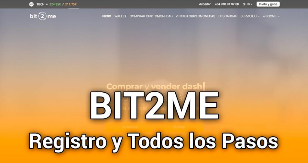 BIT2ME como registrarse con todos los pasos