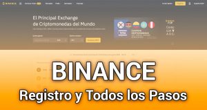 BINANCE como registrarse con todos los pasos