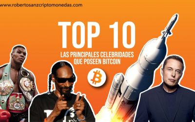 Top 10: Las principales celebridades que poseen Bitcoin