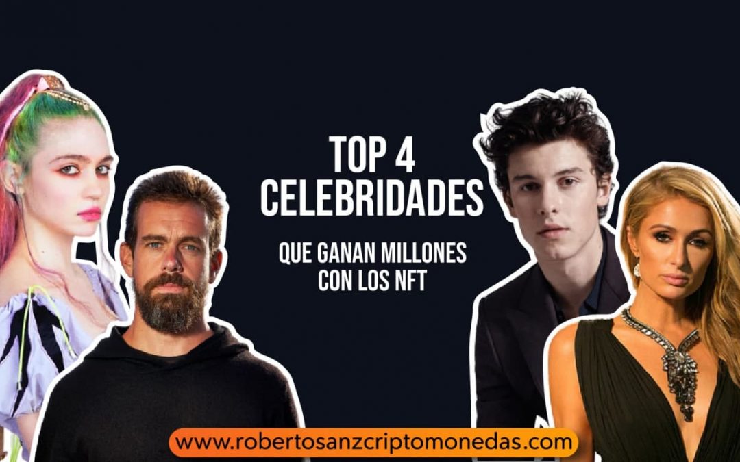 TOP 4 celebridades que ganan millones con los NFT 💰