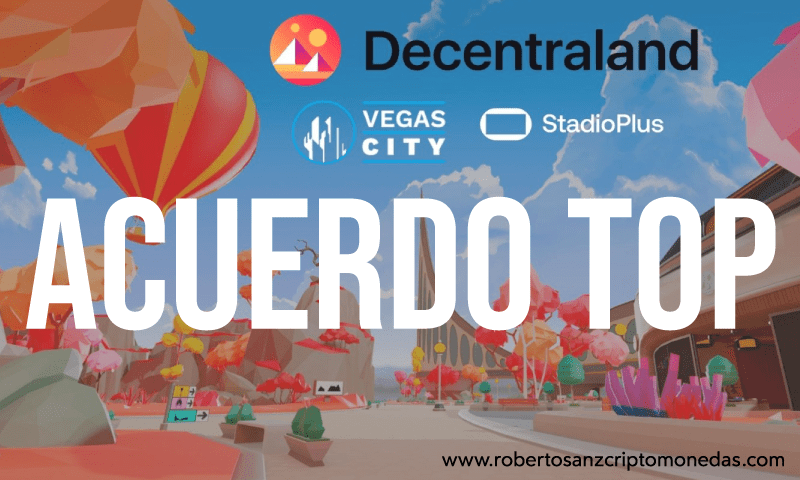 Decentraland tendrá un marketplace de NFTs deportivos gracias a StadioPlus