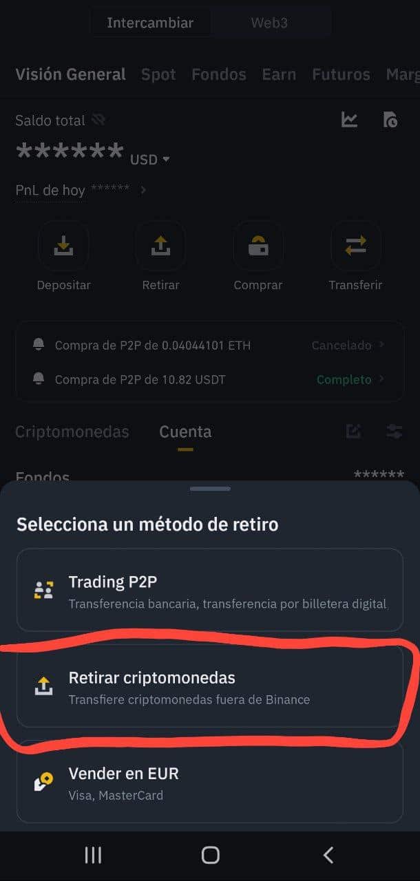 Cómo puedo enviar y recibir BNB en BINANCE