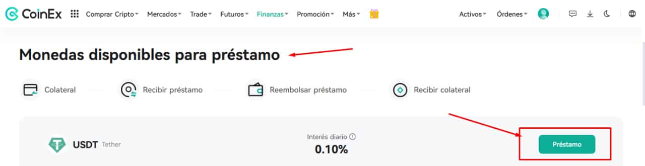 Cómo pedir criptomonedas prestadas en Coinex_robertosanzcriptomonedas02