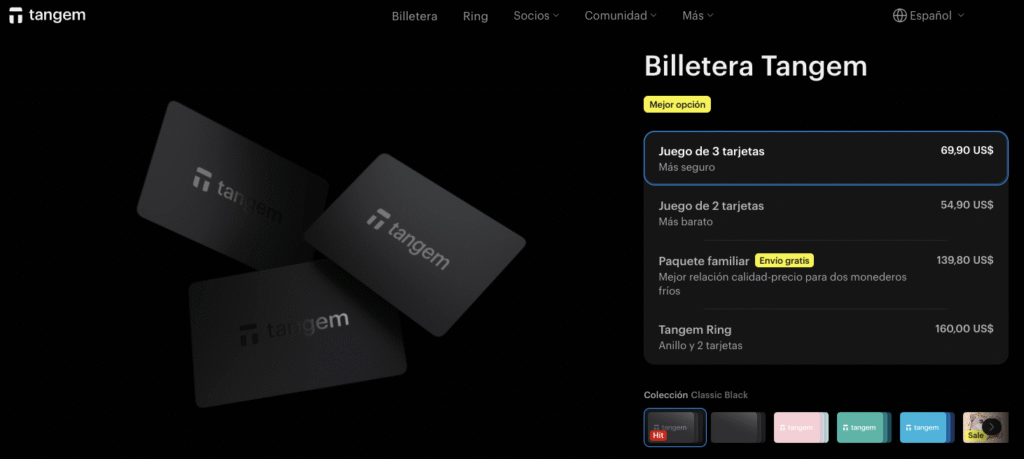 Dónde comprar Tangem Wallet con seguridad – tienda oficial del fabricante