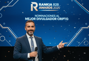 Roberto Sanz nominado a Mejor Divulgador Cripto en los Premios Rankia B2B 2025