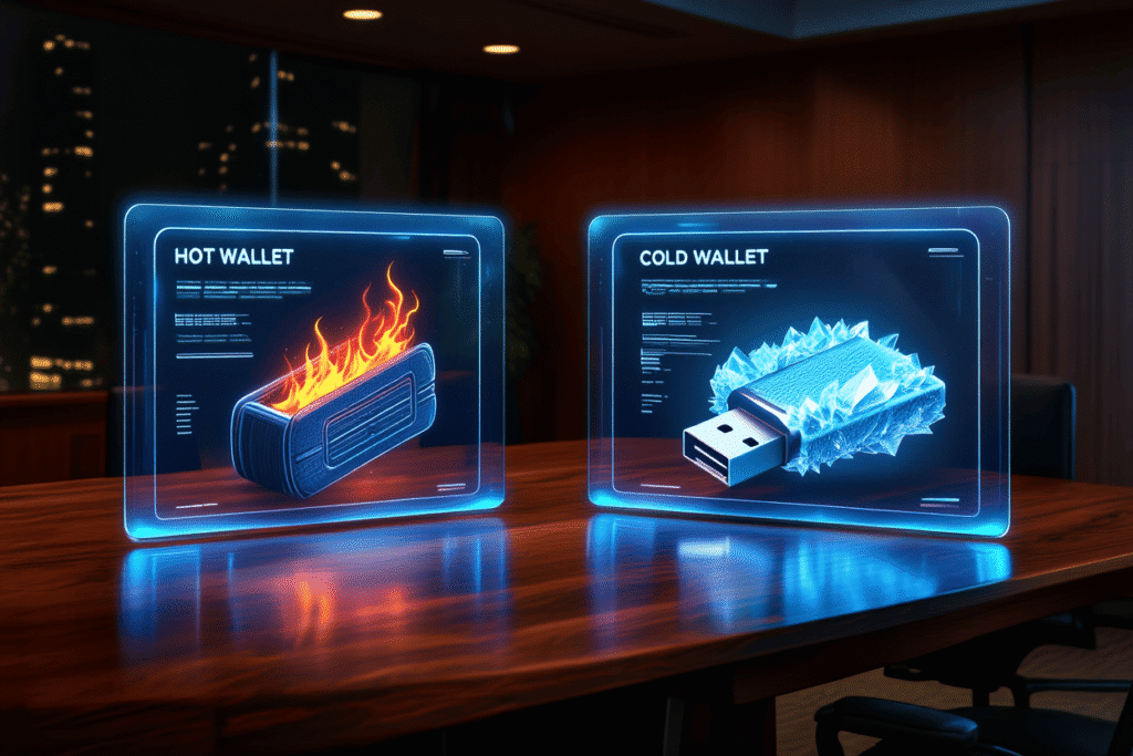 Wallets Cripto qué son, tipos (hot y cold)